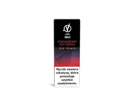 Liquid VBar Salt 10ml - Strawberry Ice Cream 20mg